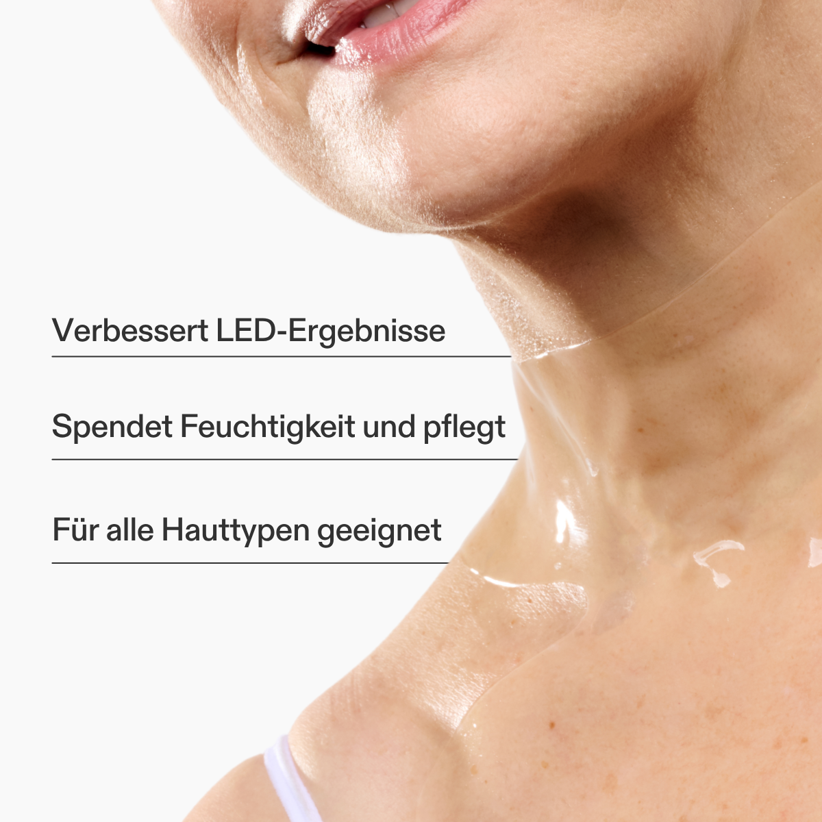 CurrentBody Skin Hydrogel Hals & Dekolleté Maske